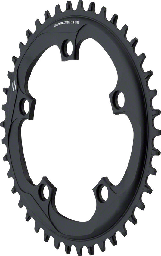X Sync Chain Rings SRAM X-Sync 42T 110mm Chainring - Aluminum, Narrow-Wide, 11-Speed – 365 ...