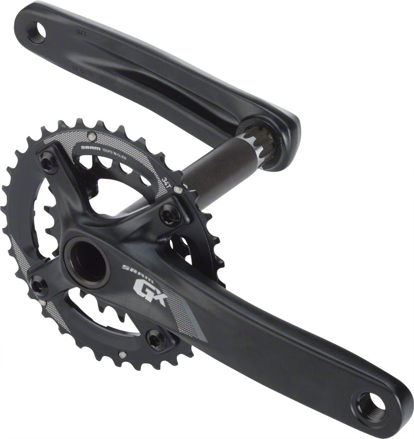 SRAM GX 1000 GXP 10-Speed 175mm Black 94mm BCD 38-24T Crankset No