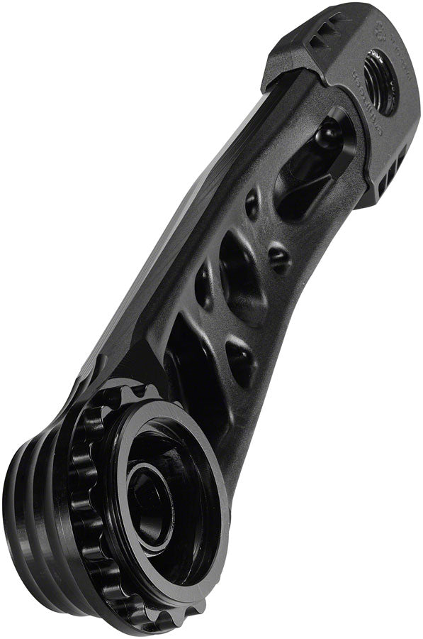 e*thirteen Helix R Crankset - 175mm, 73mm, 30mm Spindle with e*thirteen P3 Connect Interface, Black