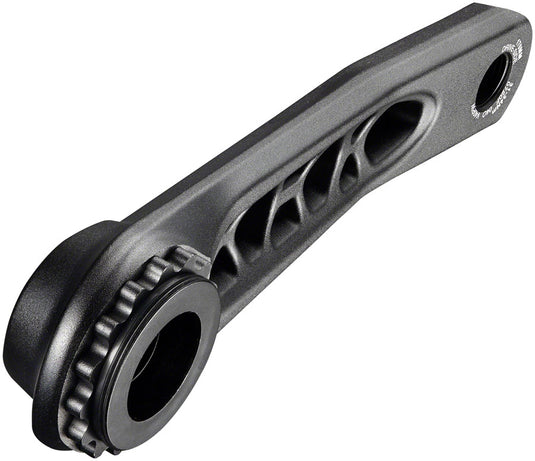 e*thirteen Helix Core Crankset - 165mm, 73mm, 24mm Spindle with e*thirteen P3 Connect Interface, Black