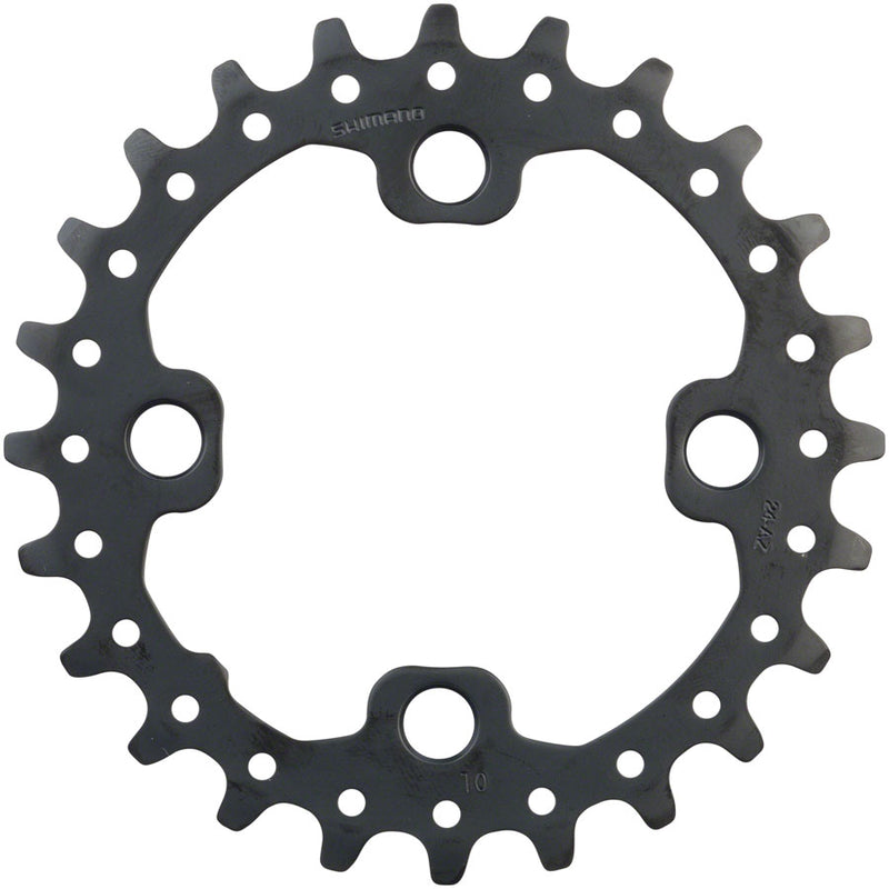 Load image into Gallery viewer, Shimano Deore FC-M617 Chainring 24t 104 / 64 BCD 4-Bolt Alloy For use with 38t
