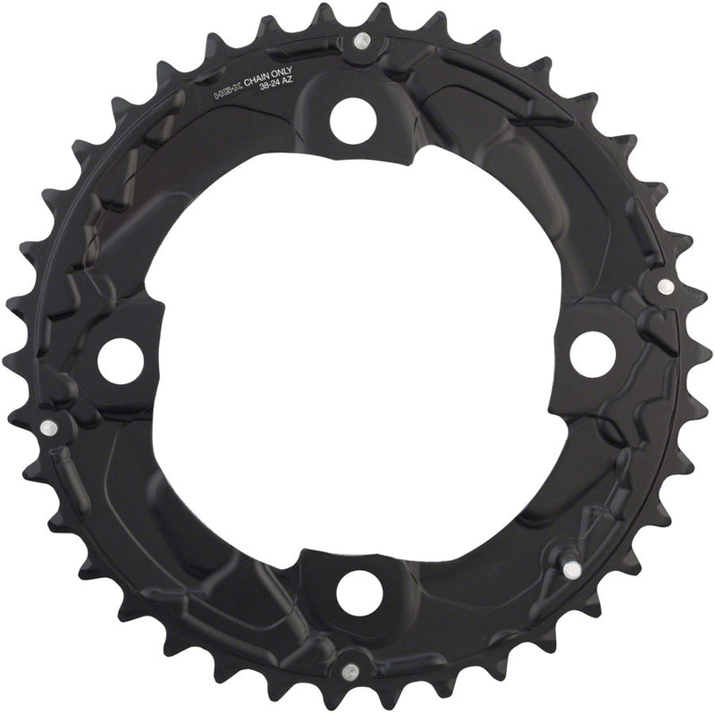 Load image into Gallery viewer, Shimano Deore FC-M617 Chainring 36t 104 / 64 BCD 4-Bolt Alloy For use with 22t
