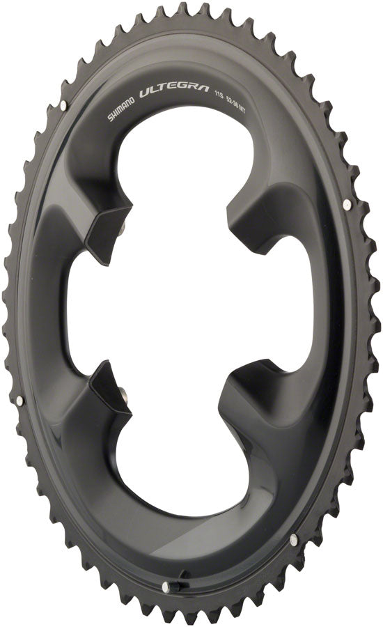 Load image into Gallery viewer, Shimano Ultegra R8000 36/52t 110 BCD Aluminum Chainrings Lightweight Hollowglide Tech, 11-Speed Compatible

