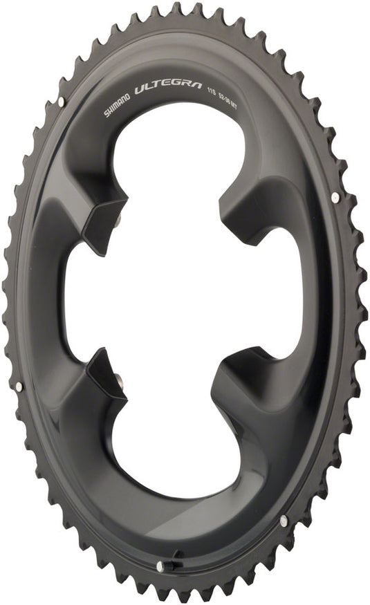Shimano Ultegra R8000 36/52t 110 BCD Aluminum Chainrings Lightweight Hollowglide Tech, 11-Speed Compatible