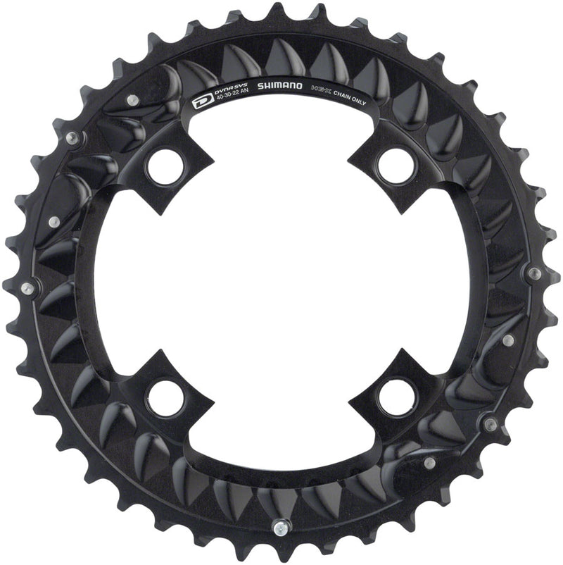 Load image into Gallery viewer, Shimano Deore M6000 Chainring 40t 96 BCD 10-Speed Aluminum for 40-30-22t Set
