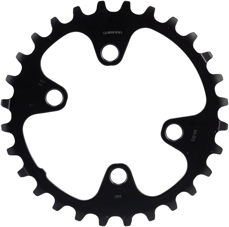 Load image into Gallery viewer, Shimano Deore FC-M6000 Chainring 26t 64 BCD Asymmetric 10-Speed Aluminum Black
