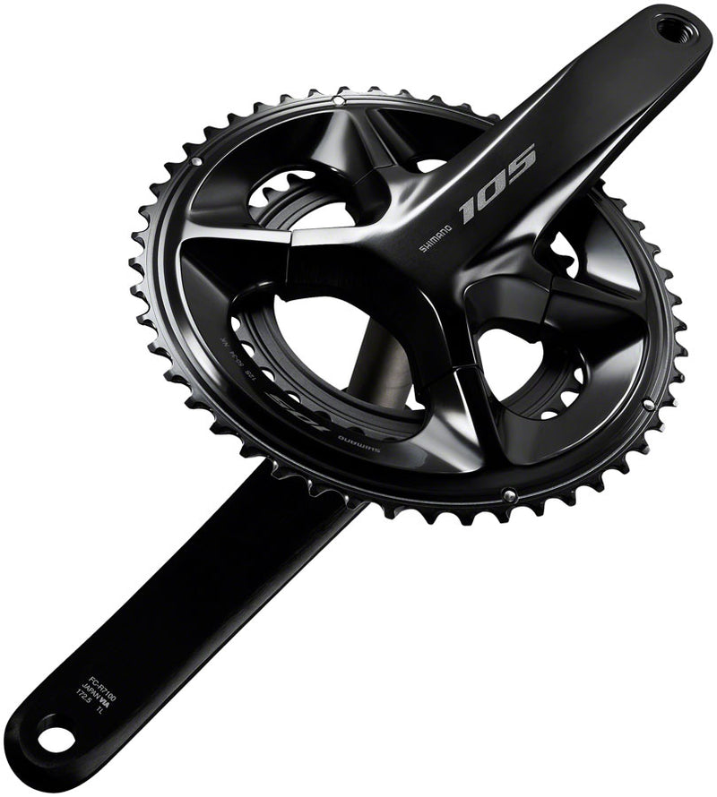 Load image into Gallery viewer, Shimano 105 FC-R7100 Crankset 175mm 12-Speed 50/34t 110 Asymmetric BCD
