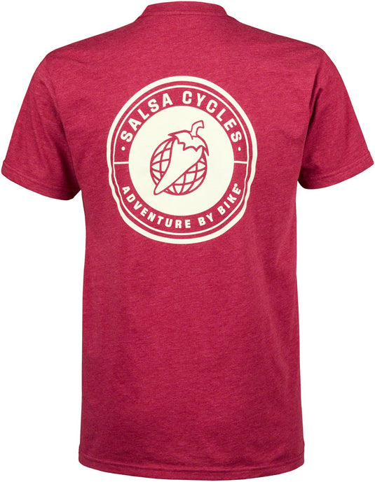 Salsa Logo Short Sleeve T-Shirt - Unisex, Red, Small