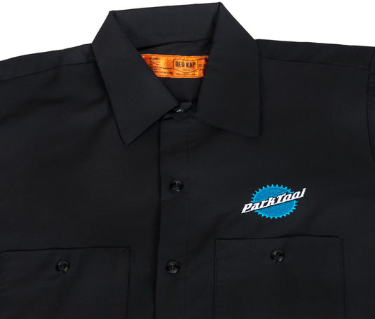 Park Tool MS-2 Mechanic Shirt - Black Medium Men's Work Shirt Park Logo