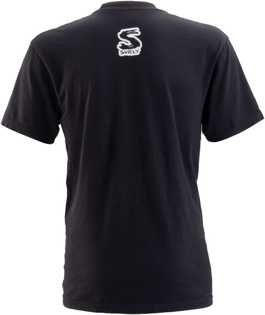 Surly Scratchy Logo Short Sleeve T-Shirt - Unisex, Black, Medium