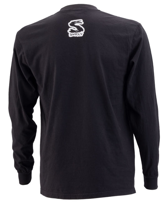 Surly Scratchy Logo Long Sleeve T-Shirt - Unisex, Black, 2X-Large