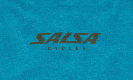 Salsa Lone Pine Men's T-Shirt - Teal, Medium