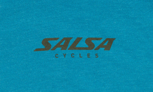 Salsa Lone Pine Men's T-Shirt - Teal, Large
