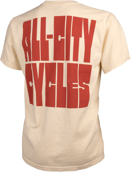 All-City Week-Endo Men's T-Shirt - Ivory, Red, 3X-Large