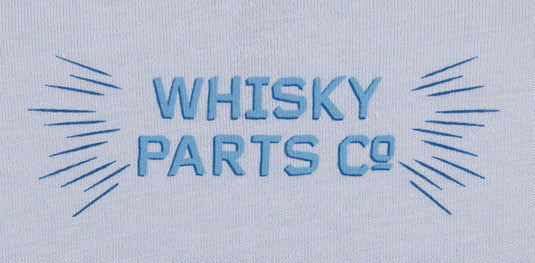 Whisky Revere the Ride T-Shirt - Light Blue, 2X-Large