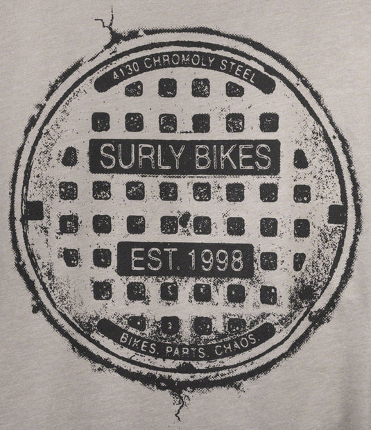 Surly The Ultimate Frisbee Men's T-Shirt - Gray, Small