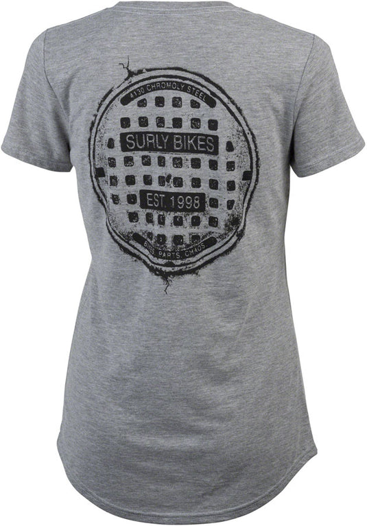 Surly The Ultimate Frisbee Women's T-Shirt - Gray, 2X-Large