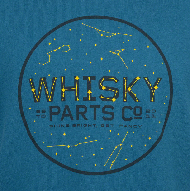 Load image into Gallery viewer, Whisky Stargazer T-Shirt - Deep Teal, Unisex, X-Large
