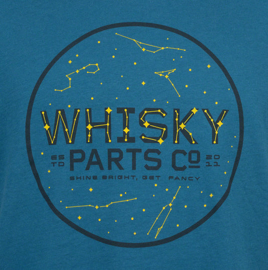 Whisky Stargazer T-Shirt - Deep Teal, Unisex, Medium
