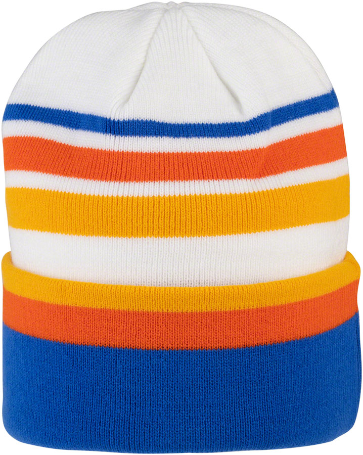 Load image into Gallery viewer, 45NRTH Dawning Beanie - Yellow/Orange/Blue, One Size
