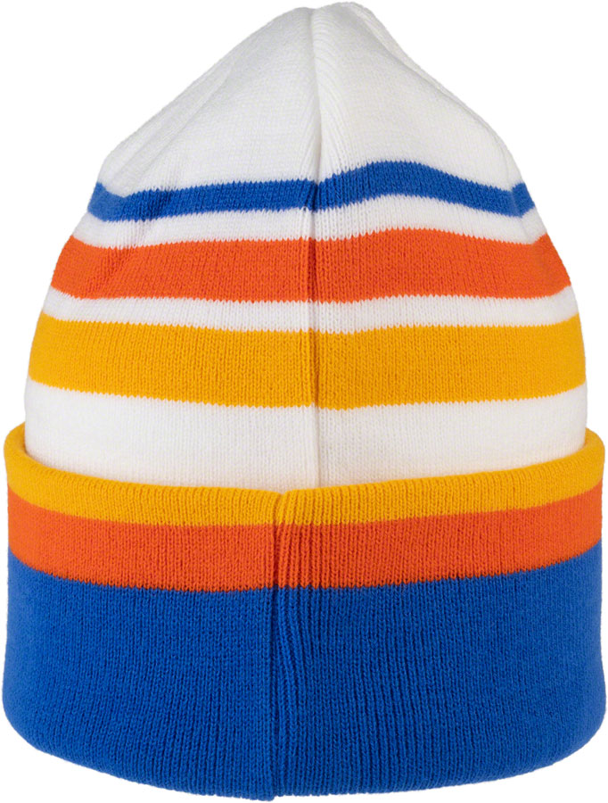 Load image into Gallery viewer, 45NRTH Dawning Beanie - Yellow/Orange/Blue, One Size
