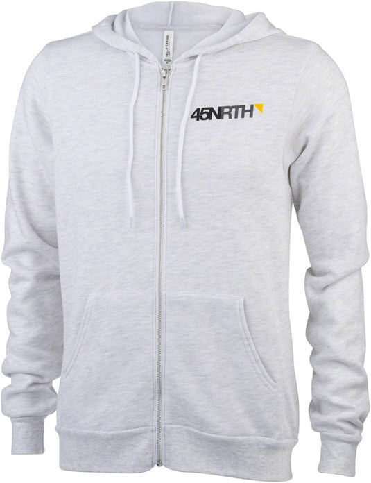 45NRTH Winter Wonder Zip Up Hoodie - Unisex, Ash, Small