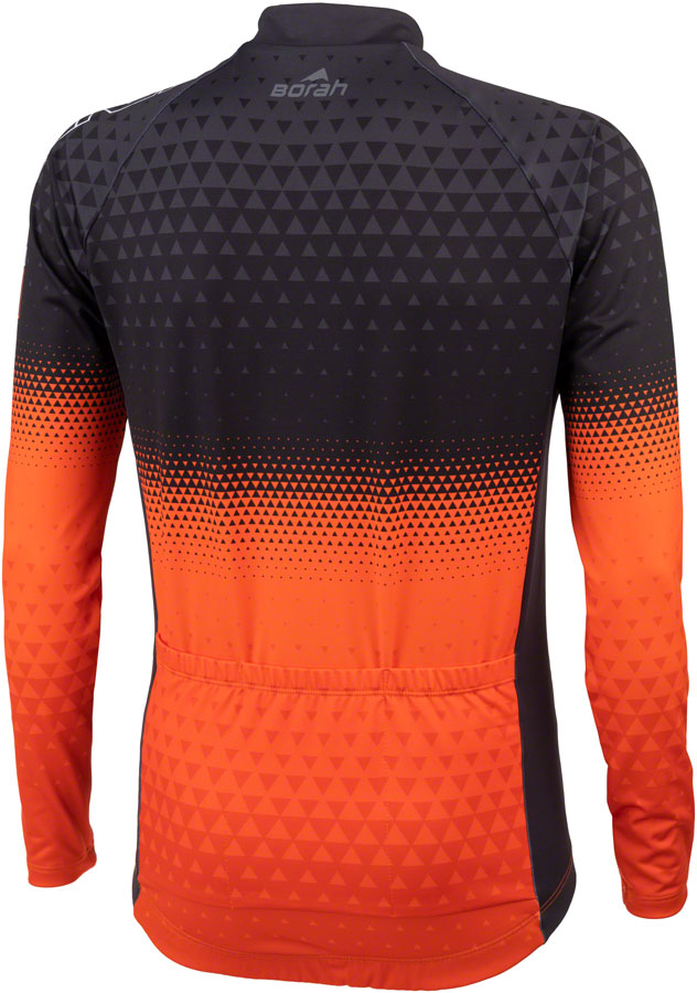 Load image into Gallery viewer, 45NRTH Last Light Thermal Long Sleeve Jersey - Men&#39;s, Orange/Black, Small
