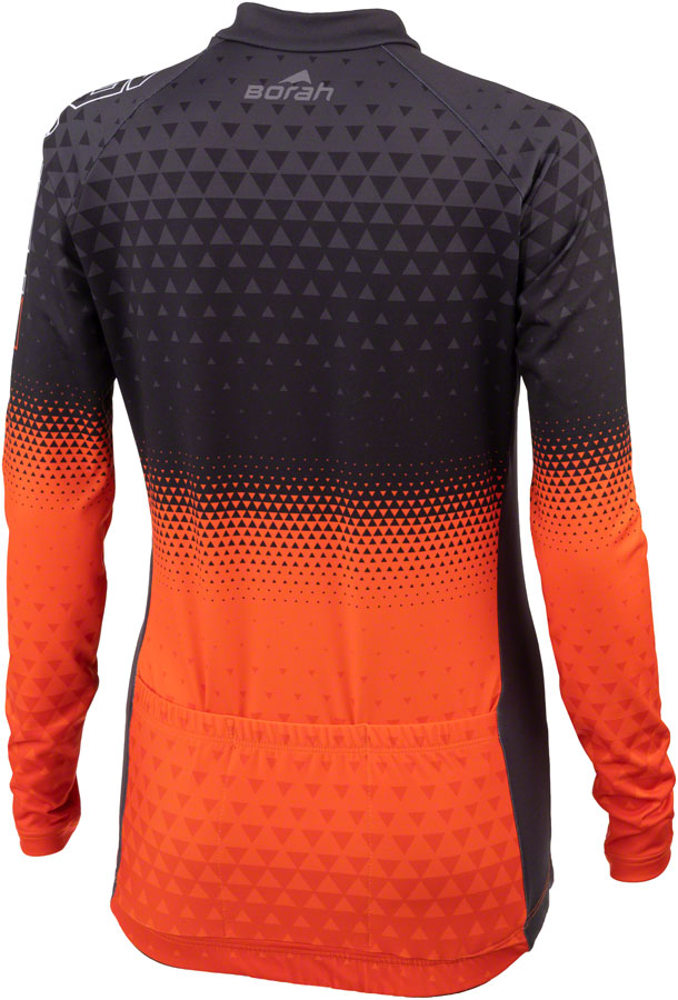 Load image into Gallery viewer, 45NRTH Last Light Thermal Long Sleeve Jersey - Women&#39;s, Orange/Black, X-Large
