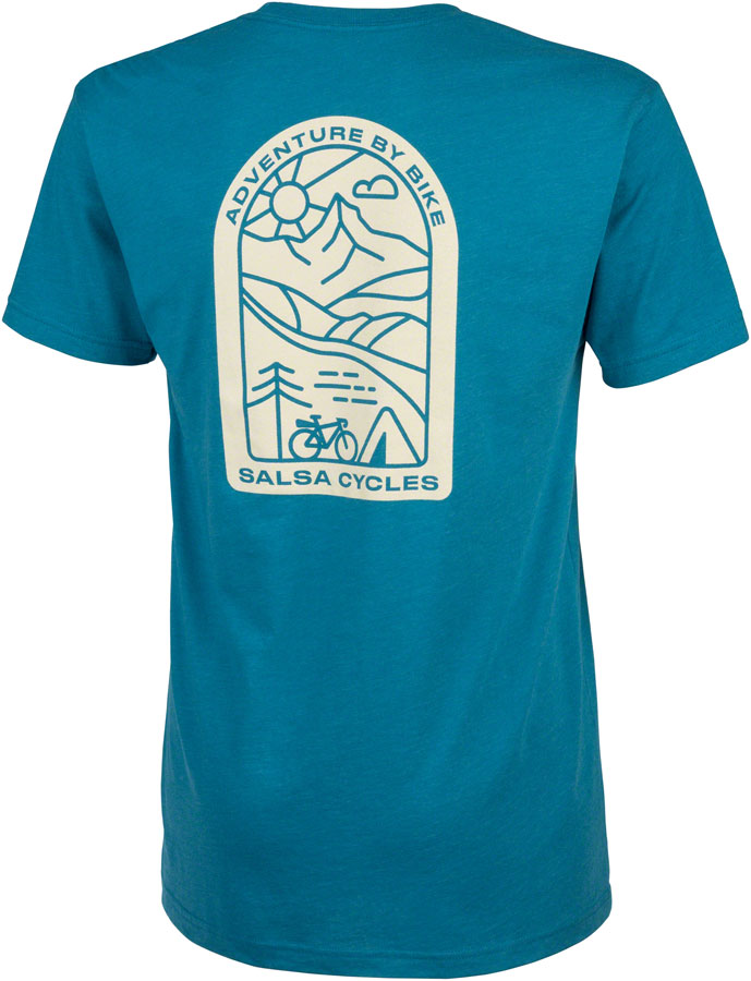 Load image into Gallery viewer, Salsa Men&#39;s Campout T-Shirt - Large, Teal
