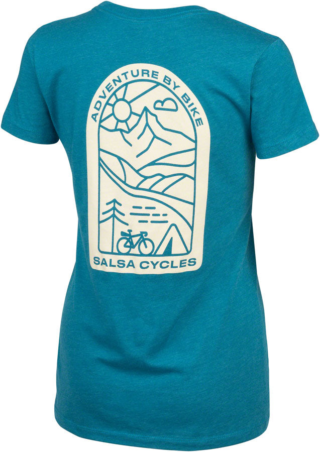 Load image into Gallery viewer, Salsa Women&#39;s Campout T-Shirt - Medium, Teal
