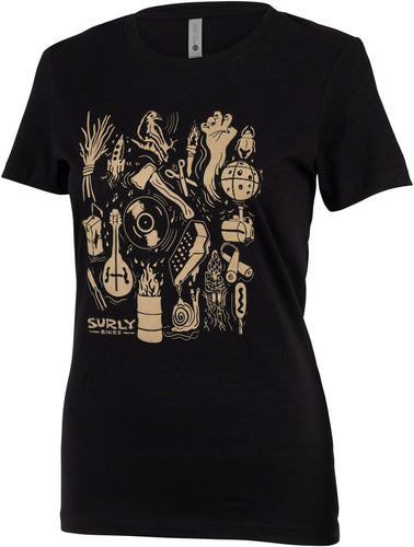Surly-Stamp-Collection-T-Shirt---Women's-Casual-Shirt-Large_TSRT3447