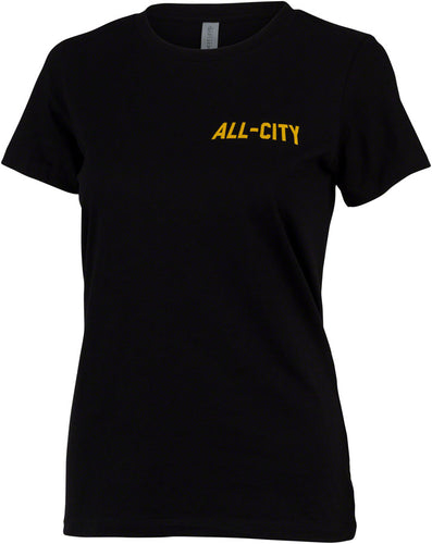 All-City-Club-Tropic-T-Shirt-Women's-Casual-Shirt-Medium-TSRT3477