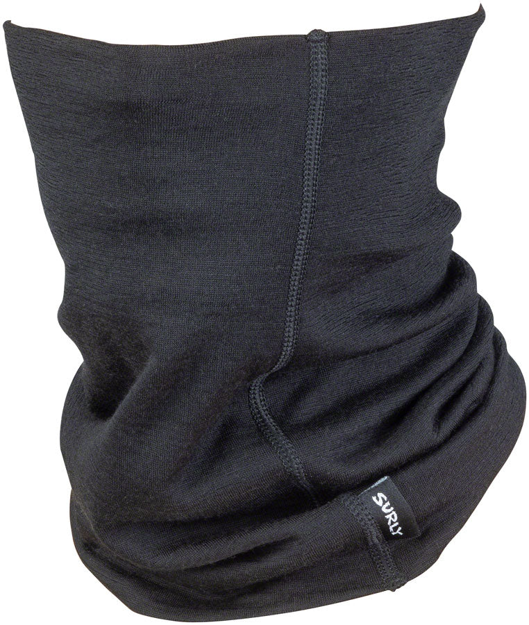 Load image into Gallery viewer, Surly Lightweight Neck Toob - Wool, Black, 150gm, One Size
