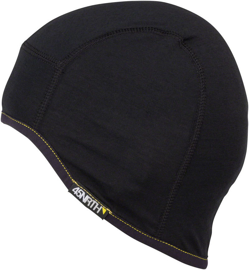 Load image into Gallery viewer, 45NRTH 2024 Stavanger Lightweight Wool Cycling Cap - Black, Large / X-Large
