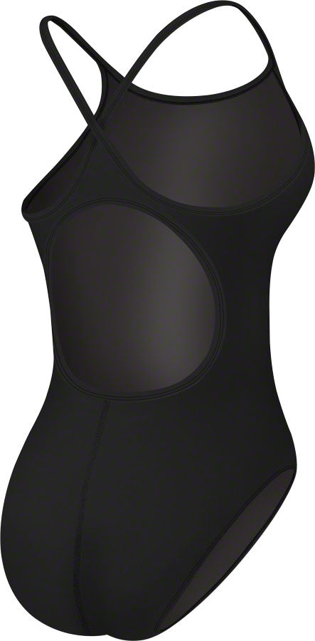 TYR Diamondfit Women's Swimsuit: Black 28 Durafast Elite Antimicrobial Fabric