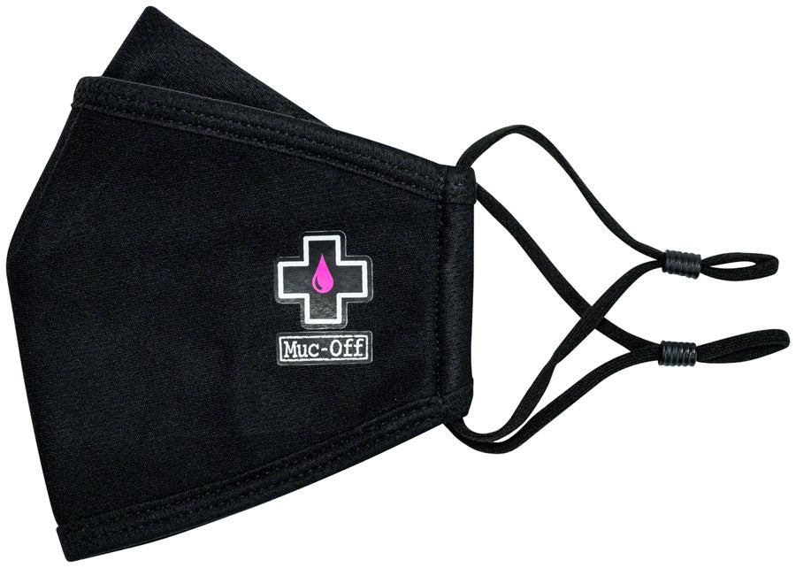 Muc-Off Reusable Face Mask - Black, Small UV and Water Resistant