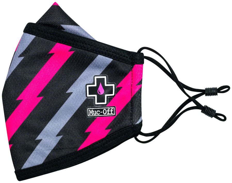 Muc-Off Reusable Face Mask - Bolt, Large UV and Water Resistant