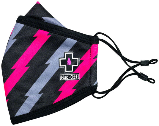 Muc-Off Reusable Face Mask - Bolt, Small UV and Water Resistant