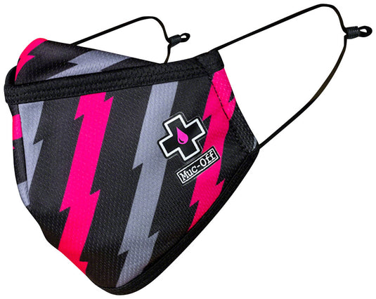 Muc-Off Reusable Face Mask - Bolt, Large UV and Water Resistant