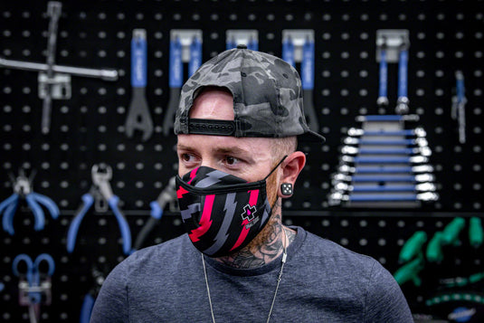 Muc-Off Reusable Face Mask - Bolt, Large UV and Water Resistant