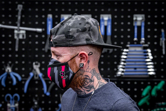 Muc-Off Reusable Face Mask - Bolt, Small UV and Water Resistant