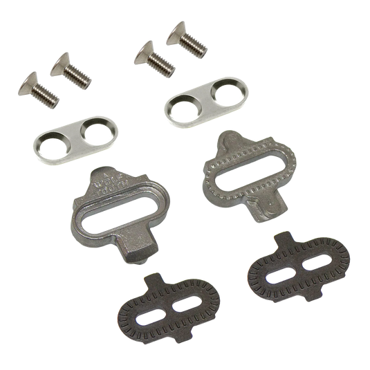 Wolf Tooth MK0 DEL Gravel Race Clipless Pedals - Single Sided Clipless, Alloy, 9/16", Shadow Gray, Pair, Shimano SPD