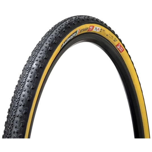 Challenge Tire Getaway Pro TLR 700x50 Gravel Tire Bundle Tubeless, Durable SuperPolyester Casing, SMART Plus Compound