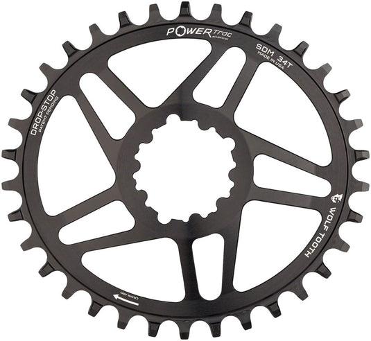 Wolf-Tooth-Chainring-34t-SRAM-Direct-Mount-CR0188-Direct-Mount-MTB-Chainrings