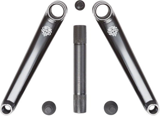Odyssey Calibur V2 Crankset - 160mm, Right Hand/Left Hand Drive, Rust Proof Black