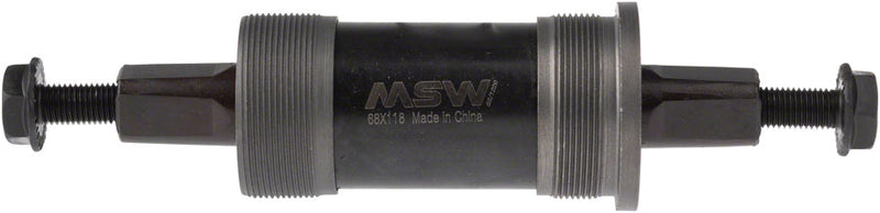 Load image into Gallery viewer, MSW ST100 Square Taper JIS BSA (English) Bottom Bracket 68x118mm Spindle Cranks
