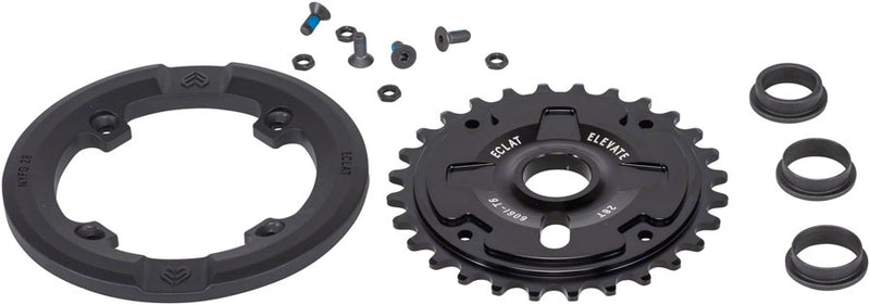 Load image into Gallery viewer, Eclat Elevate Guard Sprocket 28t Black
