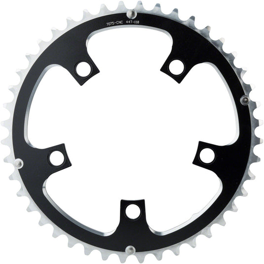 Dimension Multi Speed Outer Chainring 44t 110 BCD 8/9/10-Speed Aluminum Black