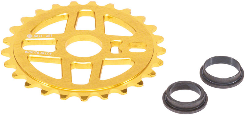 Load image into Gallery viewer, Salt Pro Alloy Sprocket - 25t, Gold 6061-T6 Alloy
