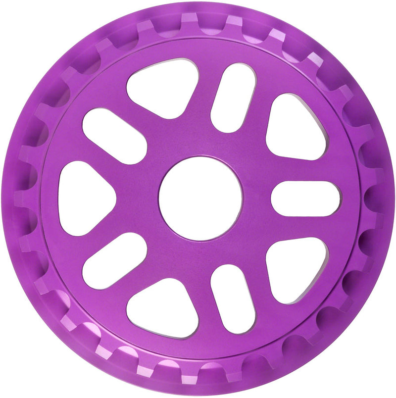 Load image into Gallery viewer, Sunday Knox V2 Sprocket - 25t, Anodized Purple CNC Machined 7075-T6 Aluminum
